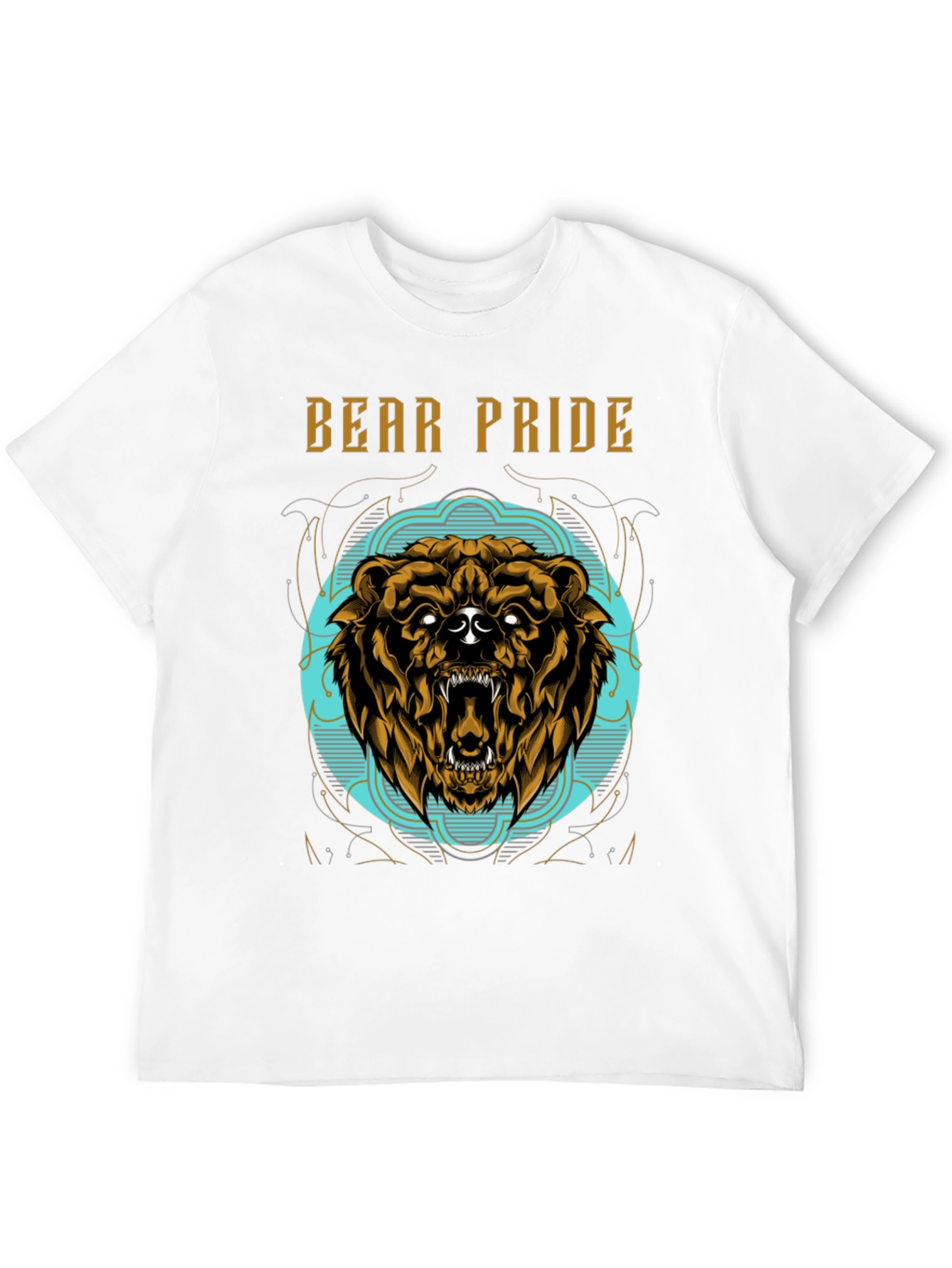 Bear Pride Graphic T-Shirt - Fierce Animal Design