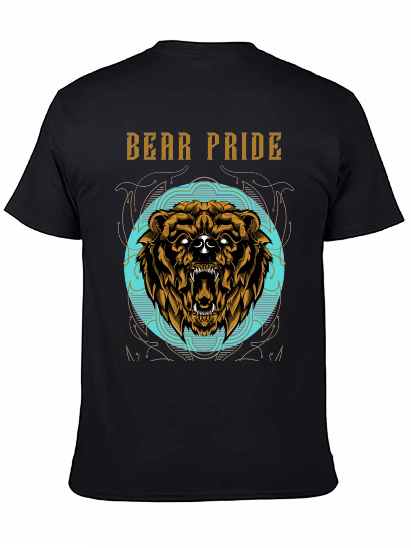 Bear Pride Graphic T-Shirt - Fierce Animal Design