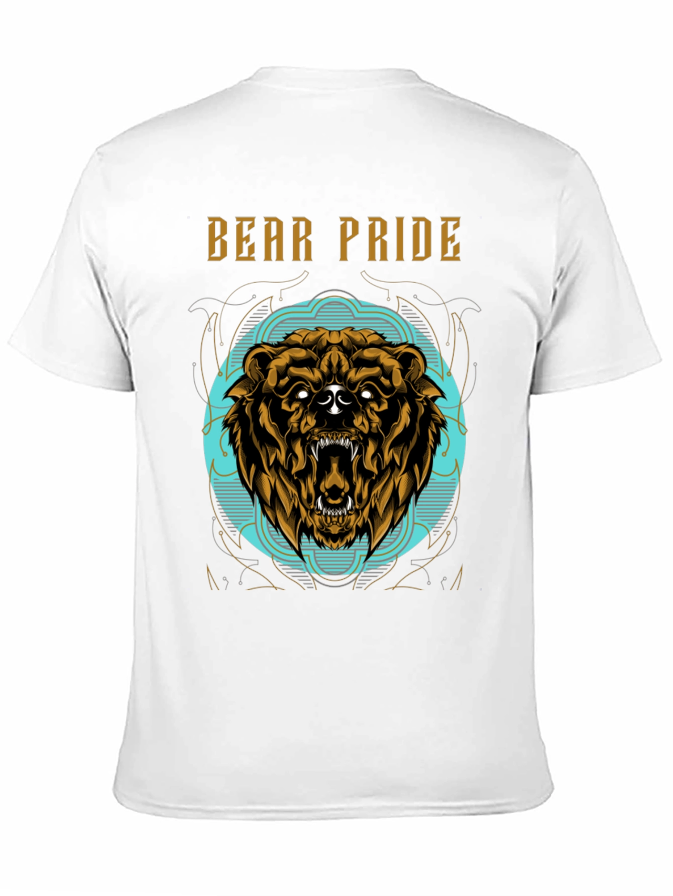 Bear Pride Graphic T-Shirt - Fierce Animal Design