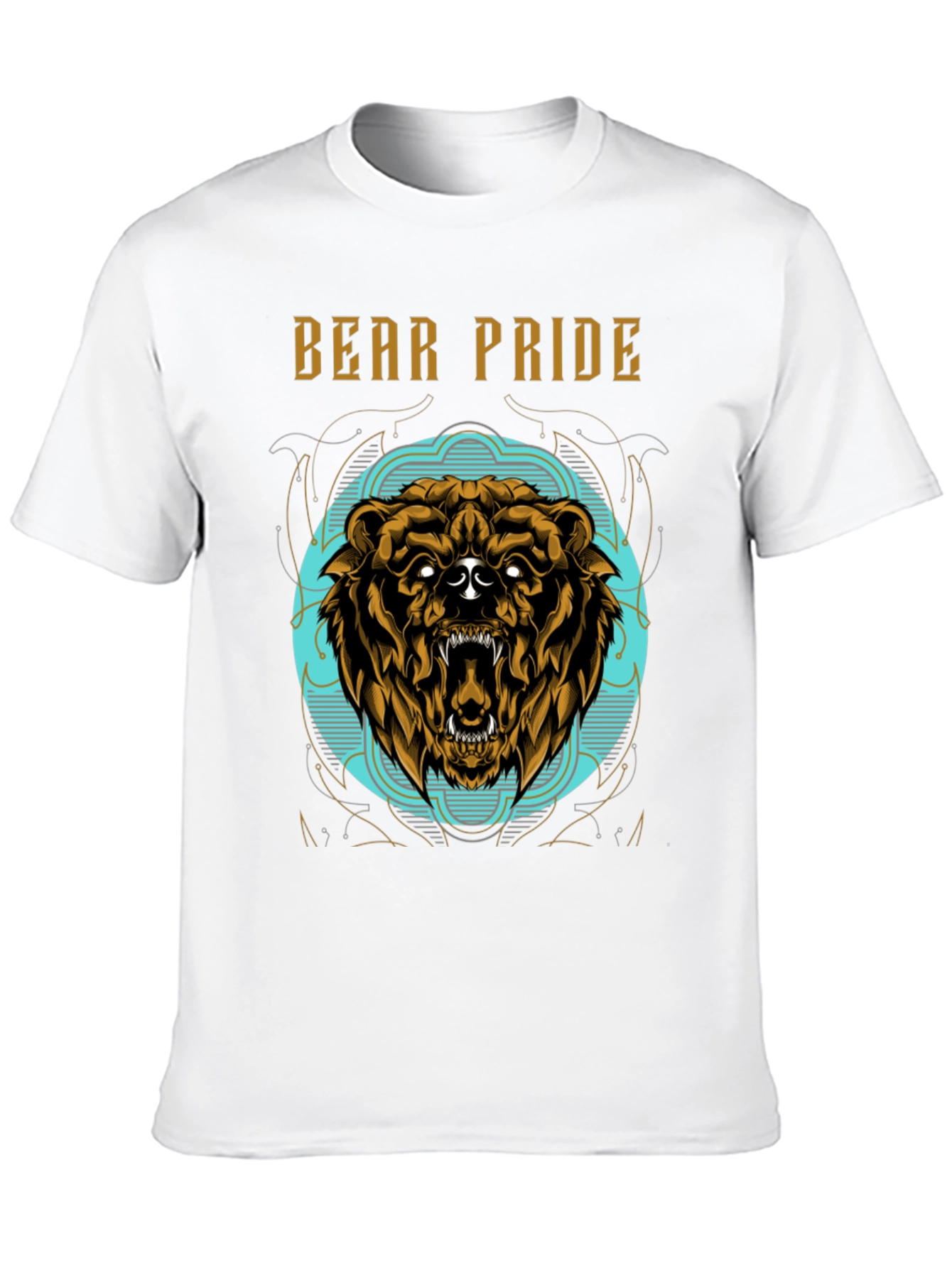 Bear Pride Graphic T-Shirt - Fierce Animal Design