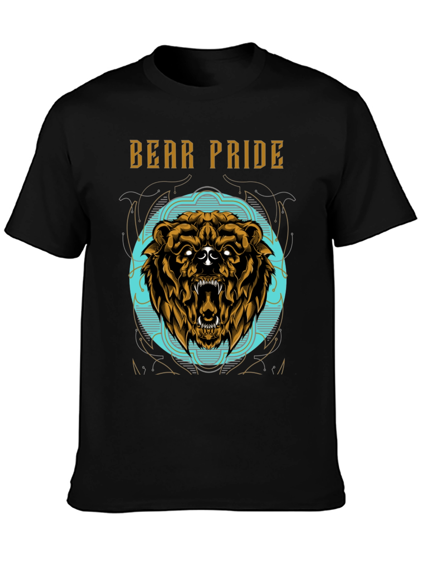 Bear Pride Graphic T-Shirt - Fierce Animal Design