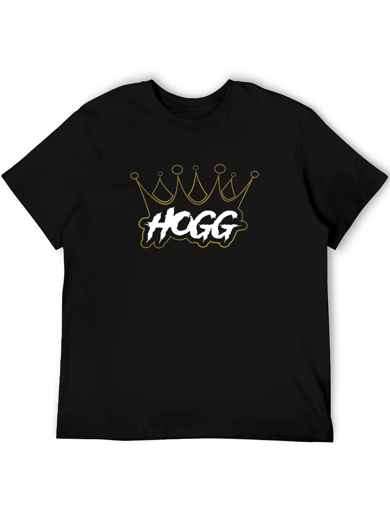 HOGG Crown Graphic T-Shirt - Black Cotton Tee