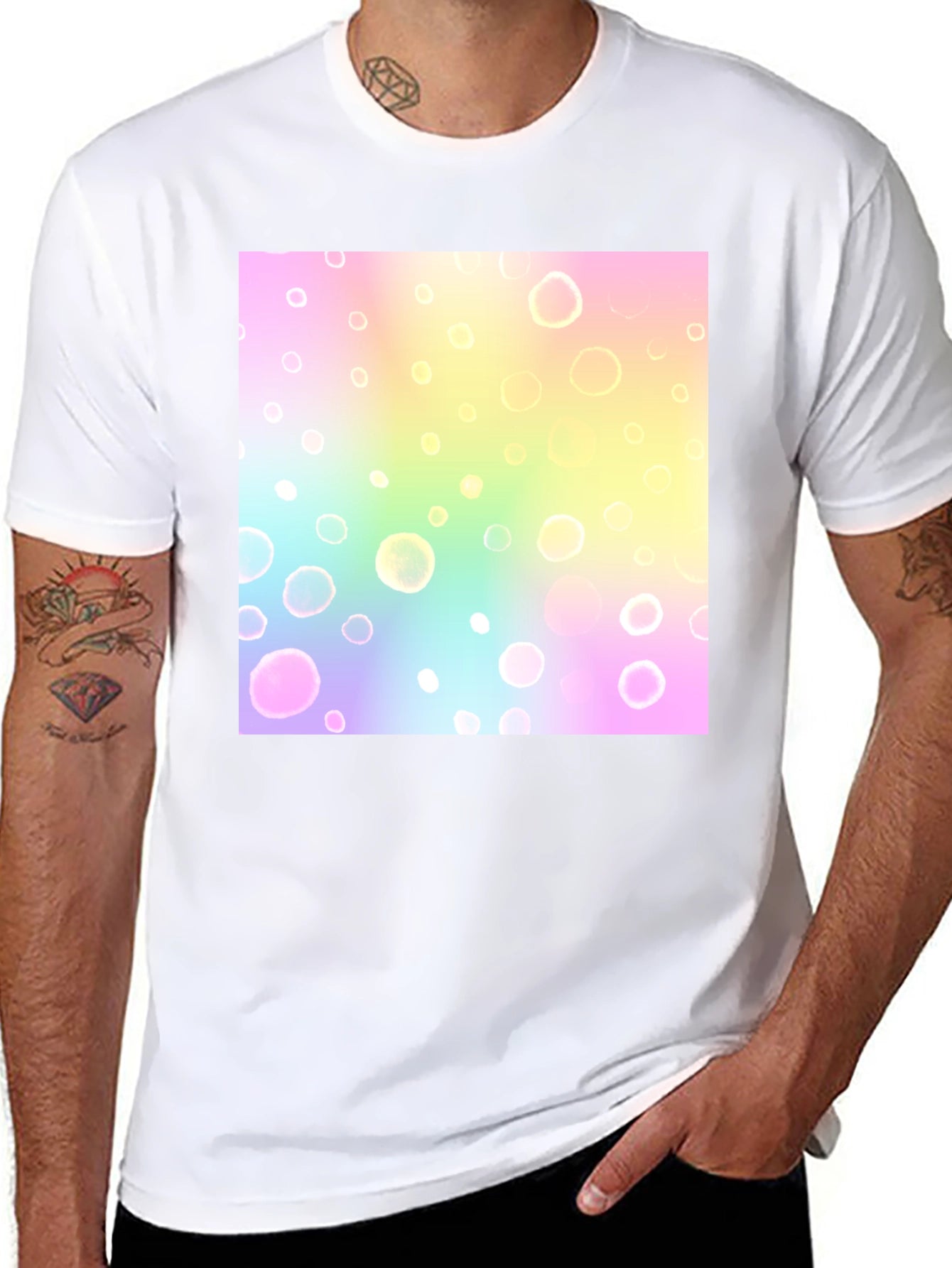 Pastel Bubbles Graphic Tee