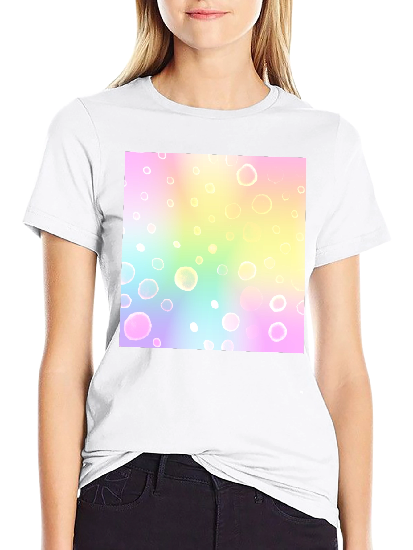 Pastel Bubbles Graphic Tee