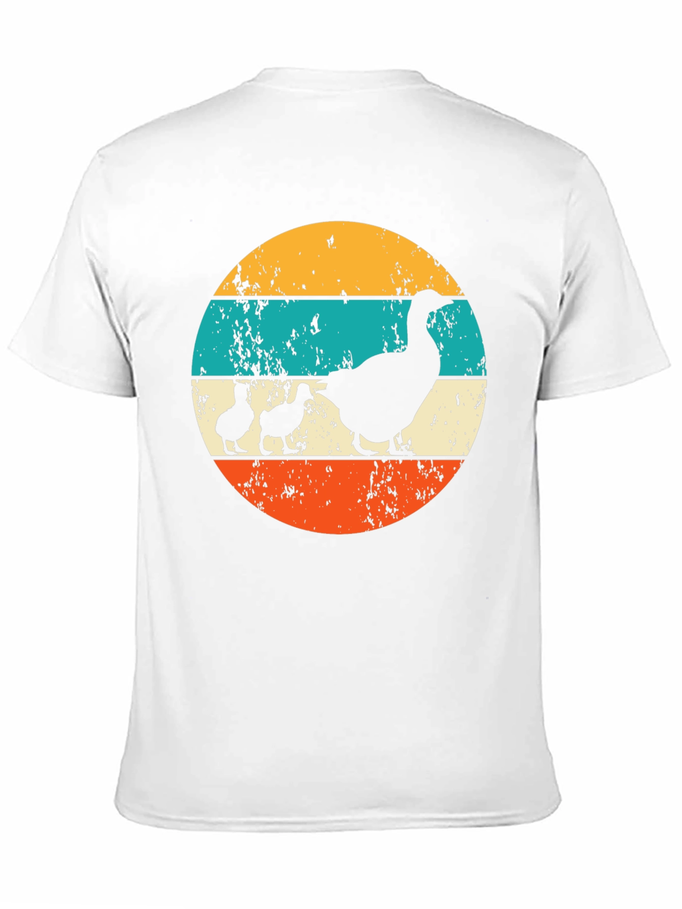 Retro Goose and Ducklings Graphic Tee