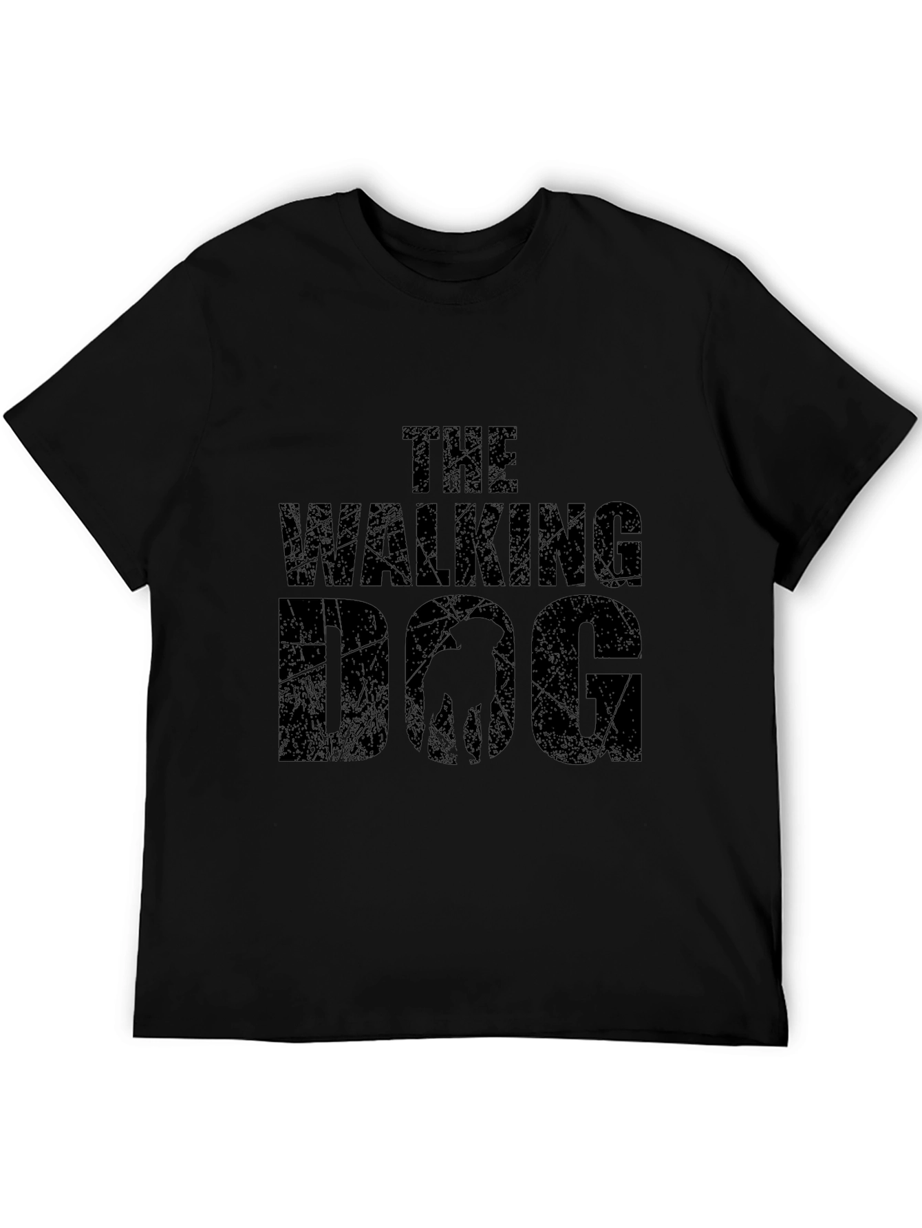 The Walking Dog T-Shirt - Black Graphic Tee