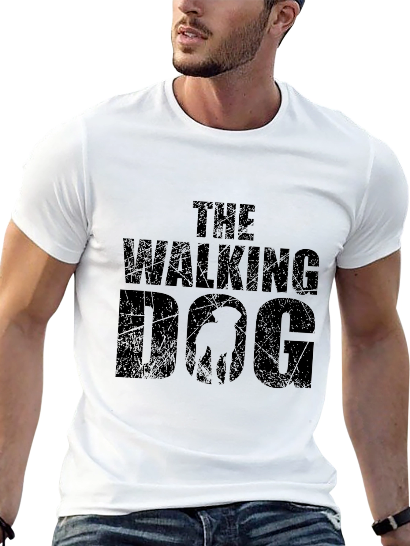 The Walking Dog T-Shirt - Black Graphic Tee