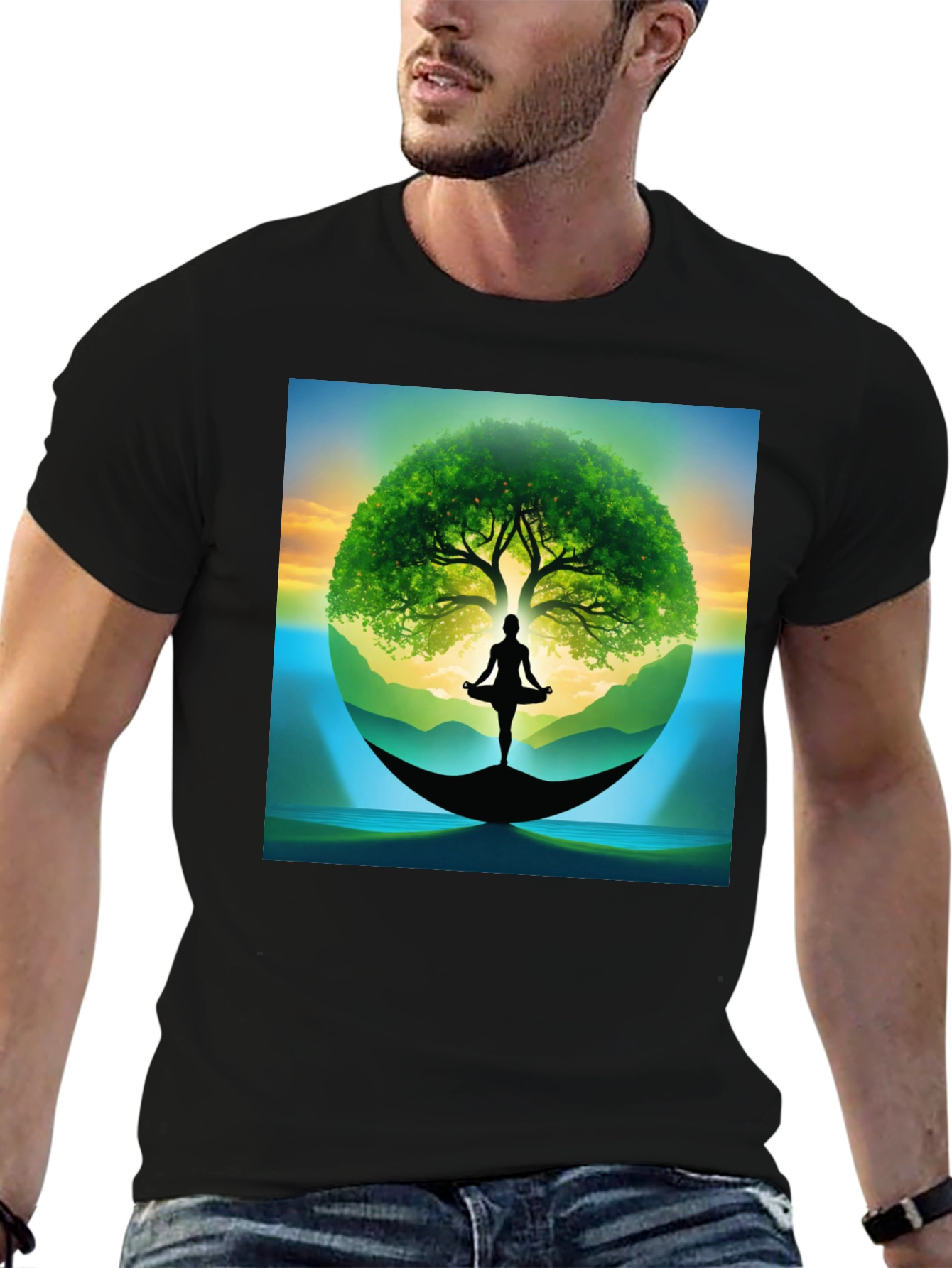 Zen Tree of Life Yoga T-Shirt