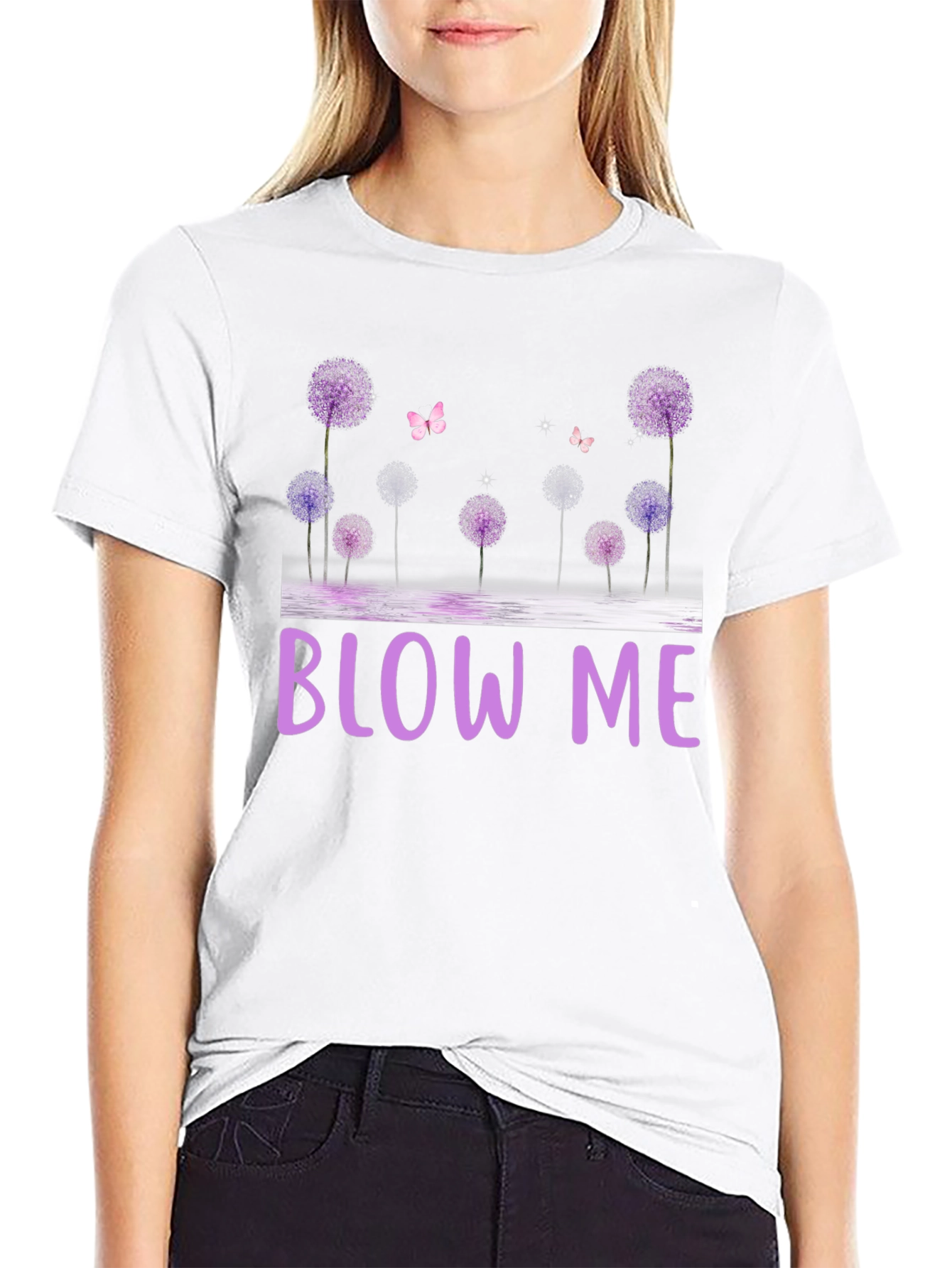 Floral Blow Me T-Shirt