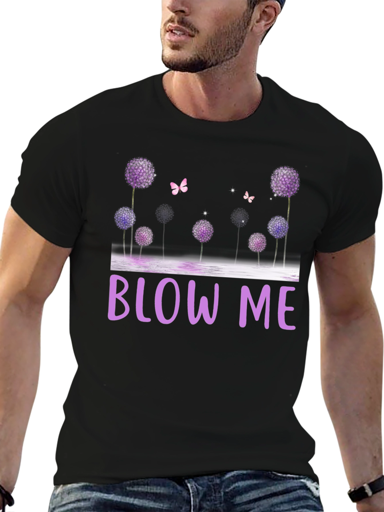Floral Blow Me T-Shirt