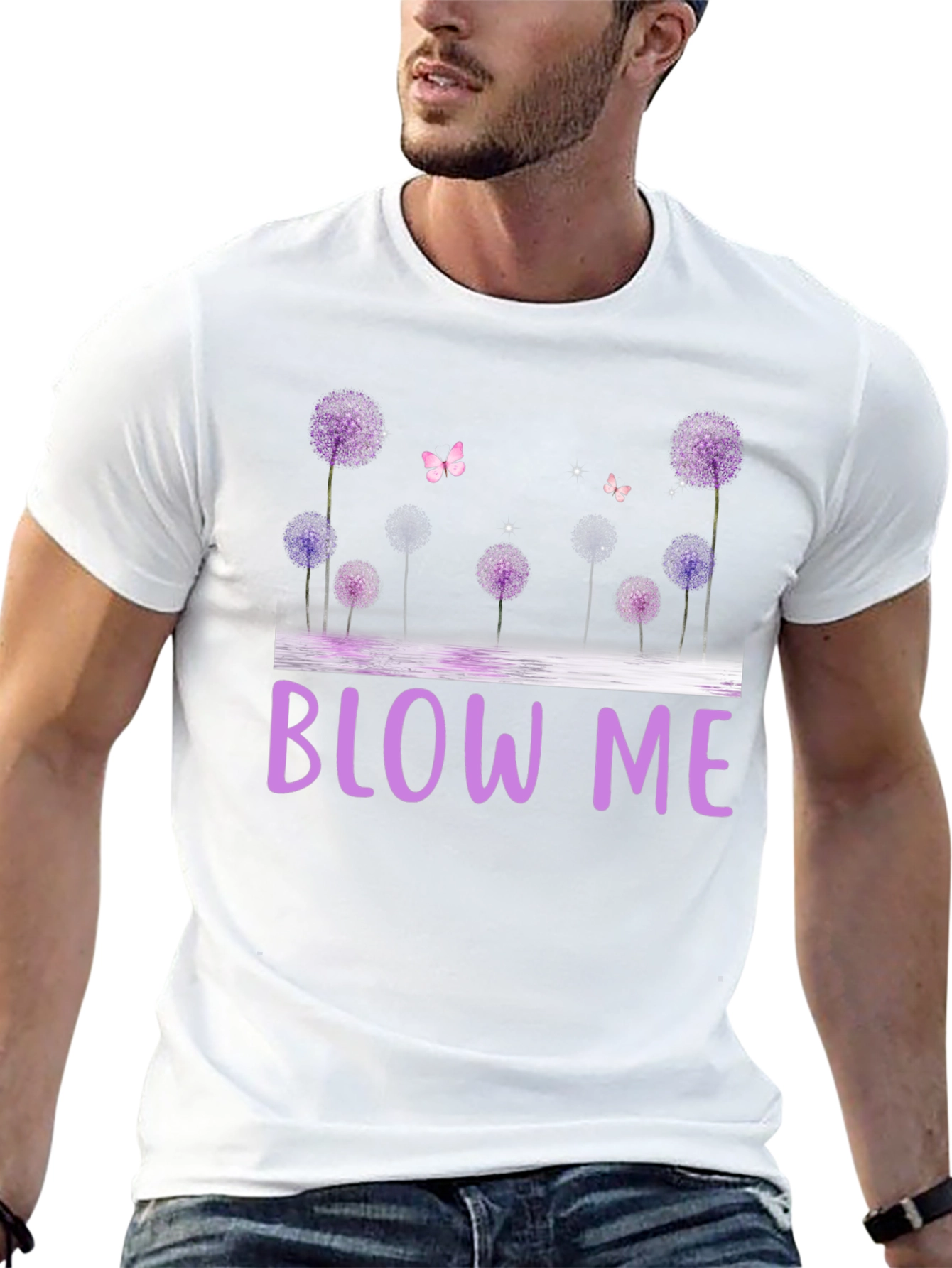 Floral Blow Me T-Shirt