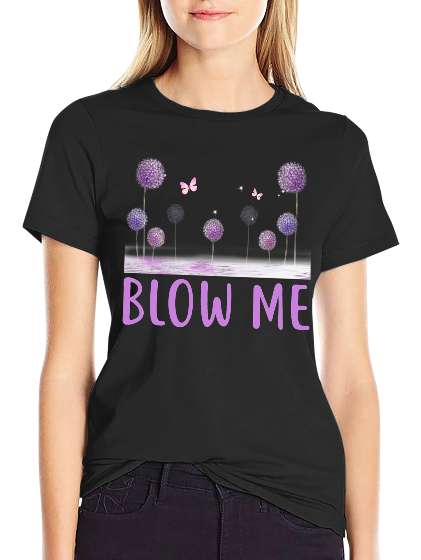 Floral Blow Me T-Shirt
