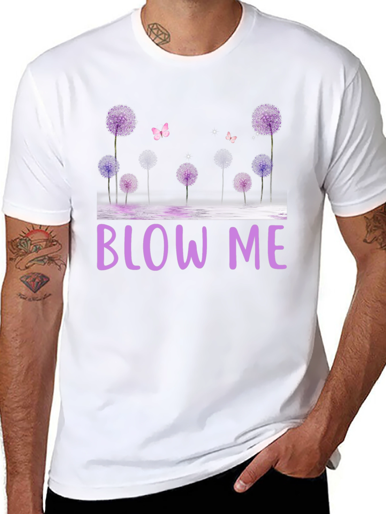 Floral Blow Me T-Shirt