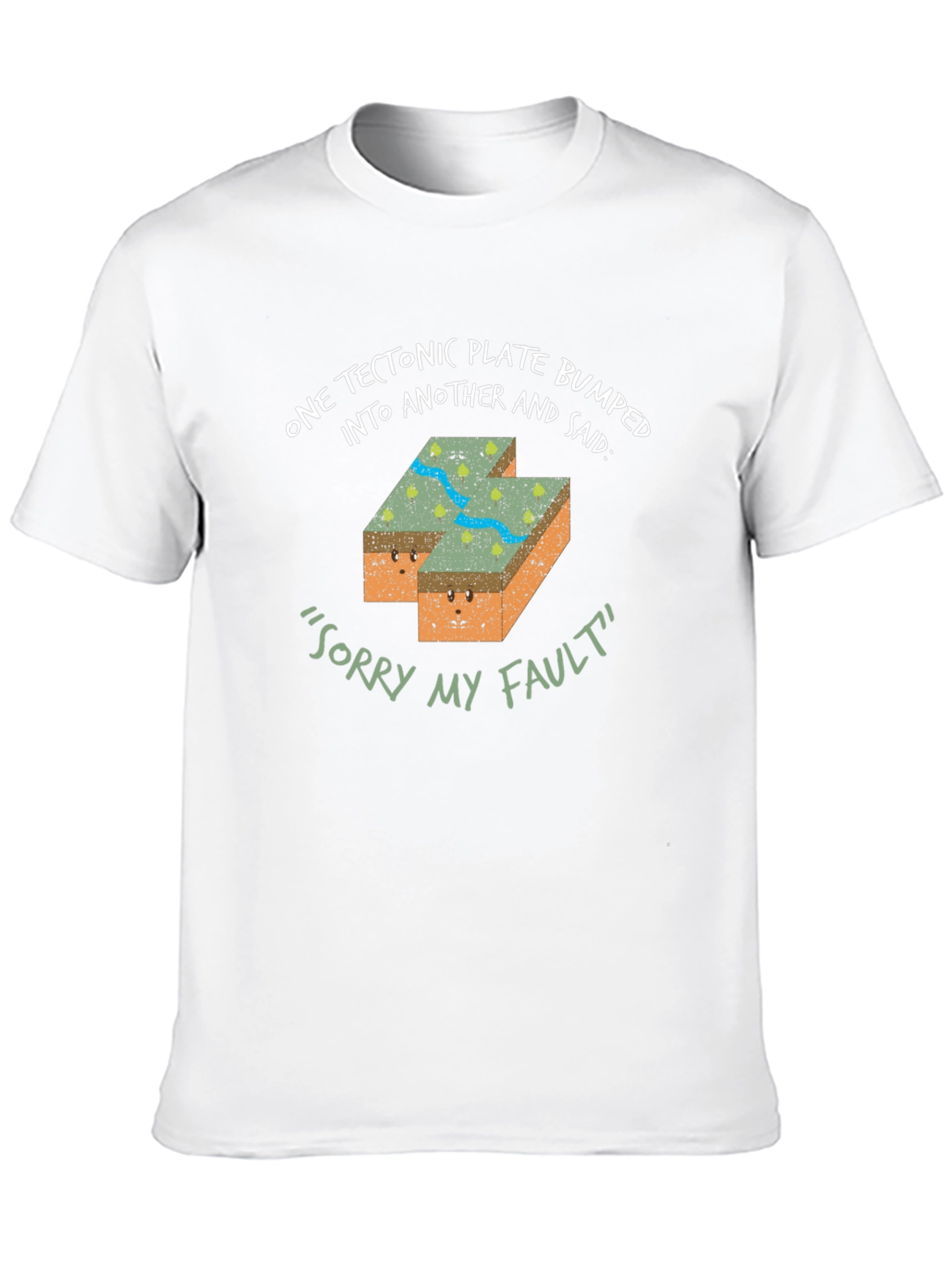 Tectonic Plate Pun T-Shirt