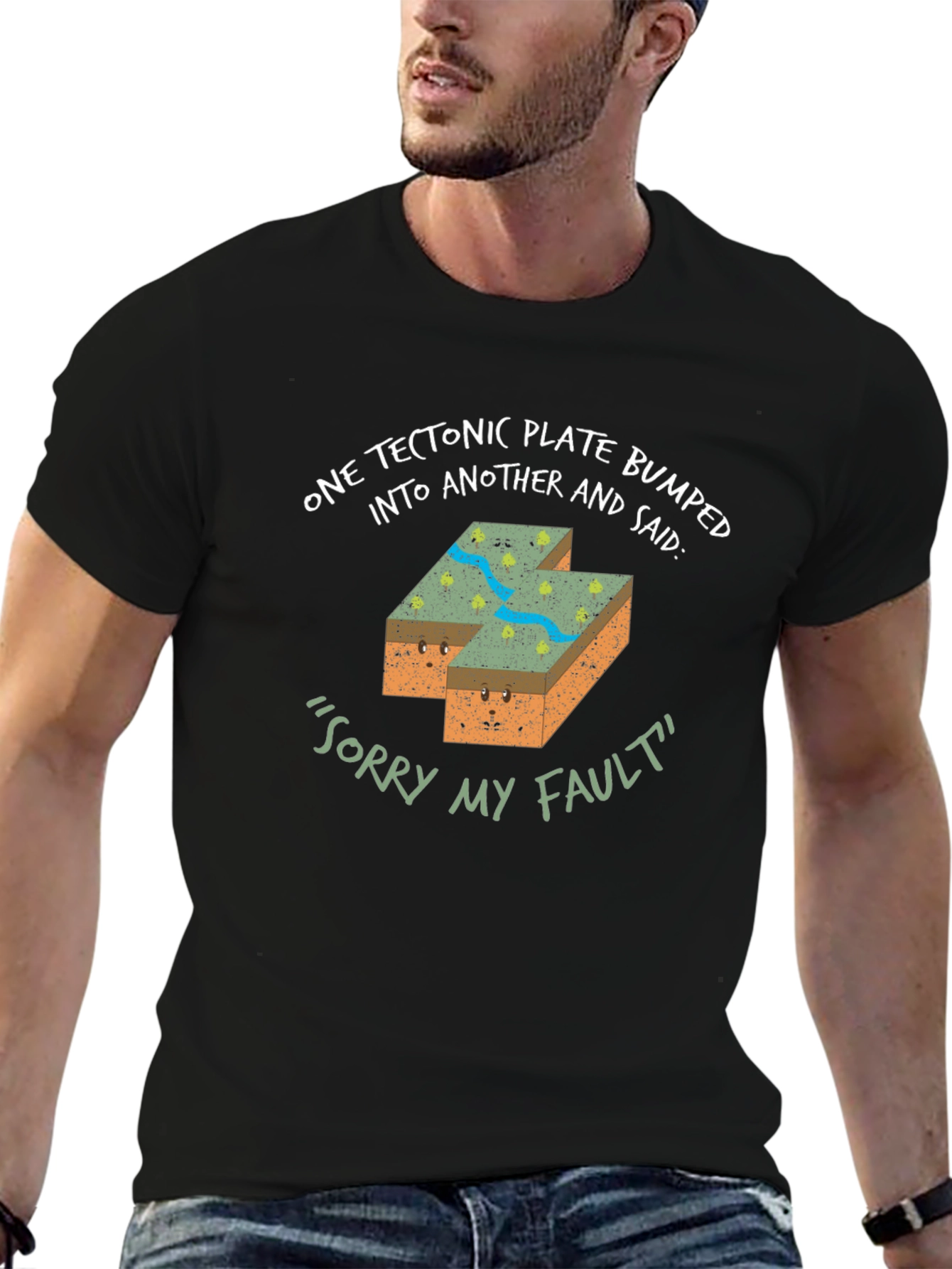 Tectonic Plate Pun T-Shirt