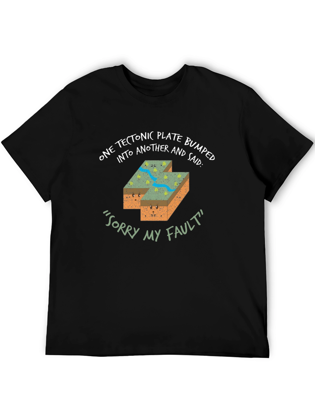 Tectonic Plate Pun T-Shirt