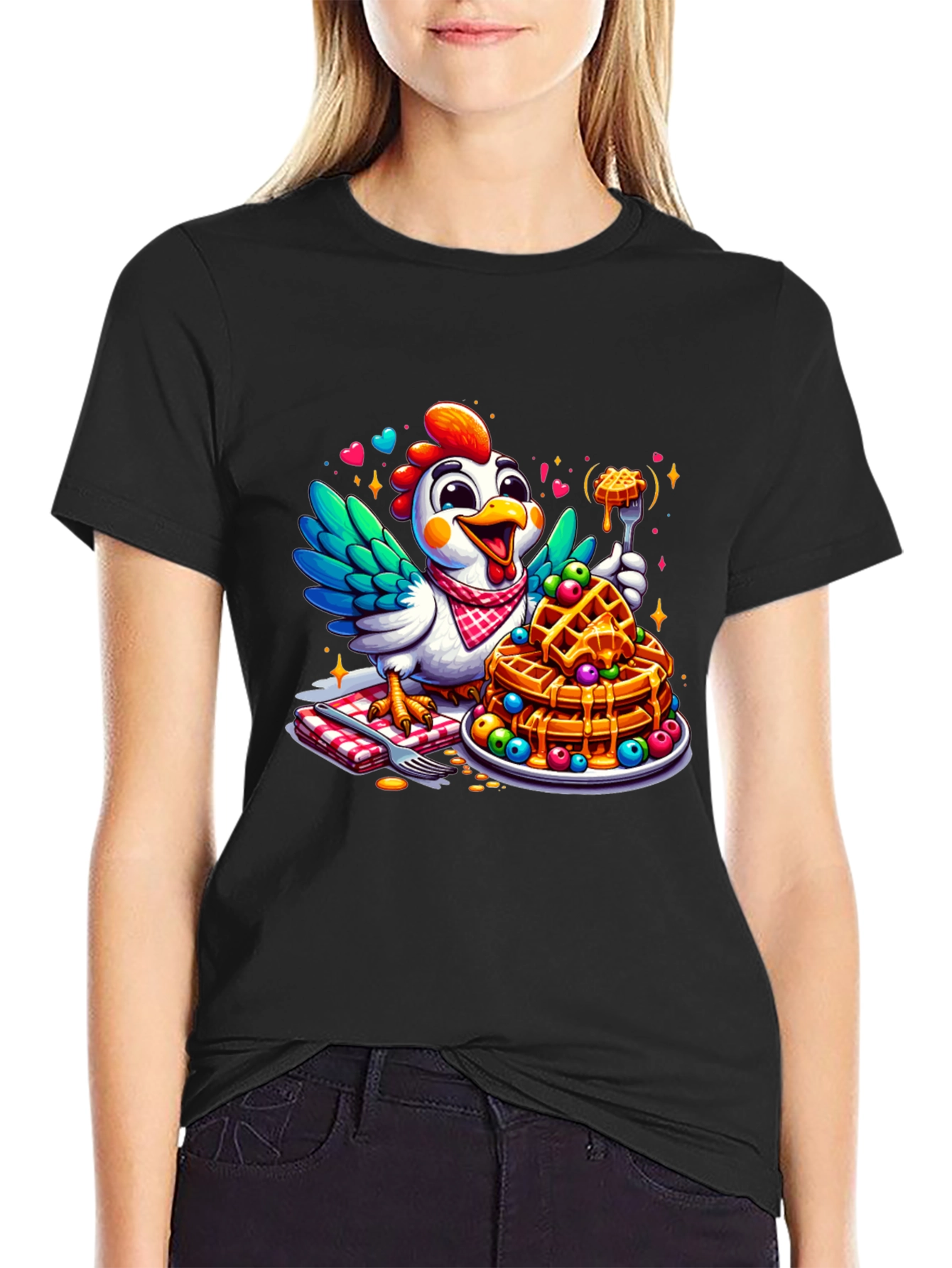 Chicken Waffles Graphic Tee