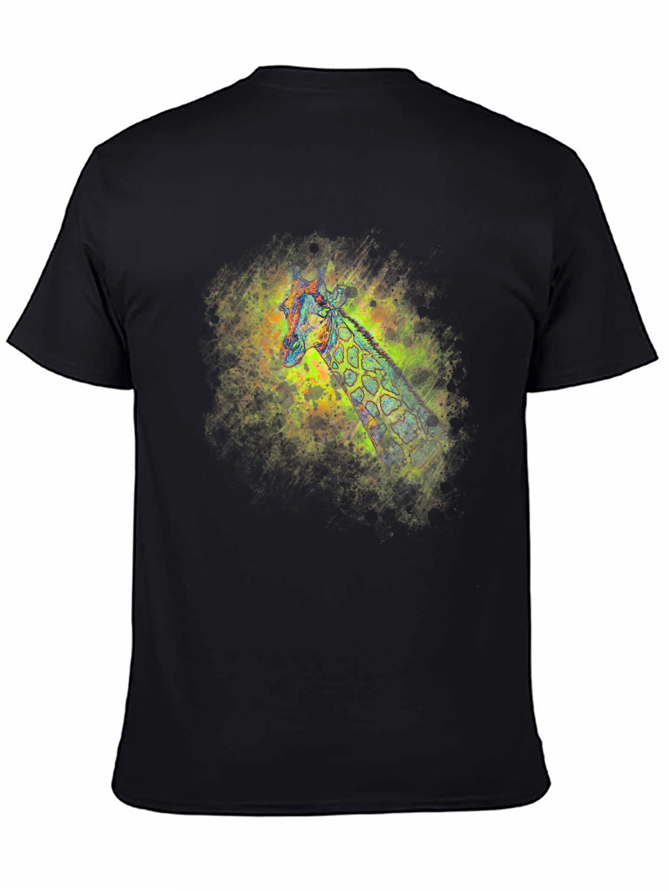 Cool Giraffe Graphic T-Shirt - Artistic Design