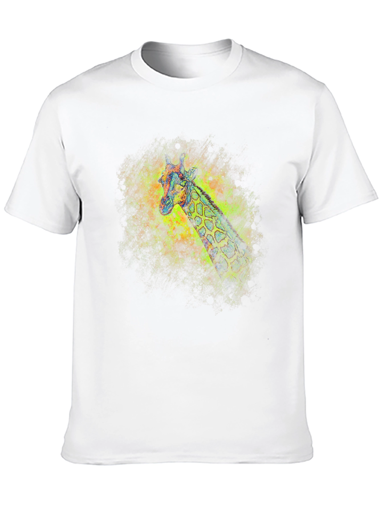 Cool Giraffe Graphic T-Shirt - Artistic Design