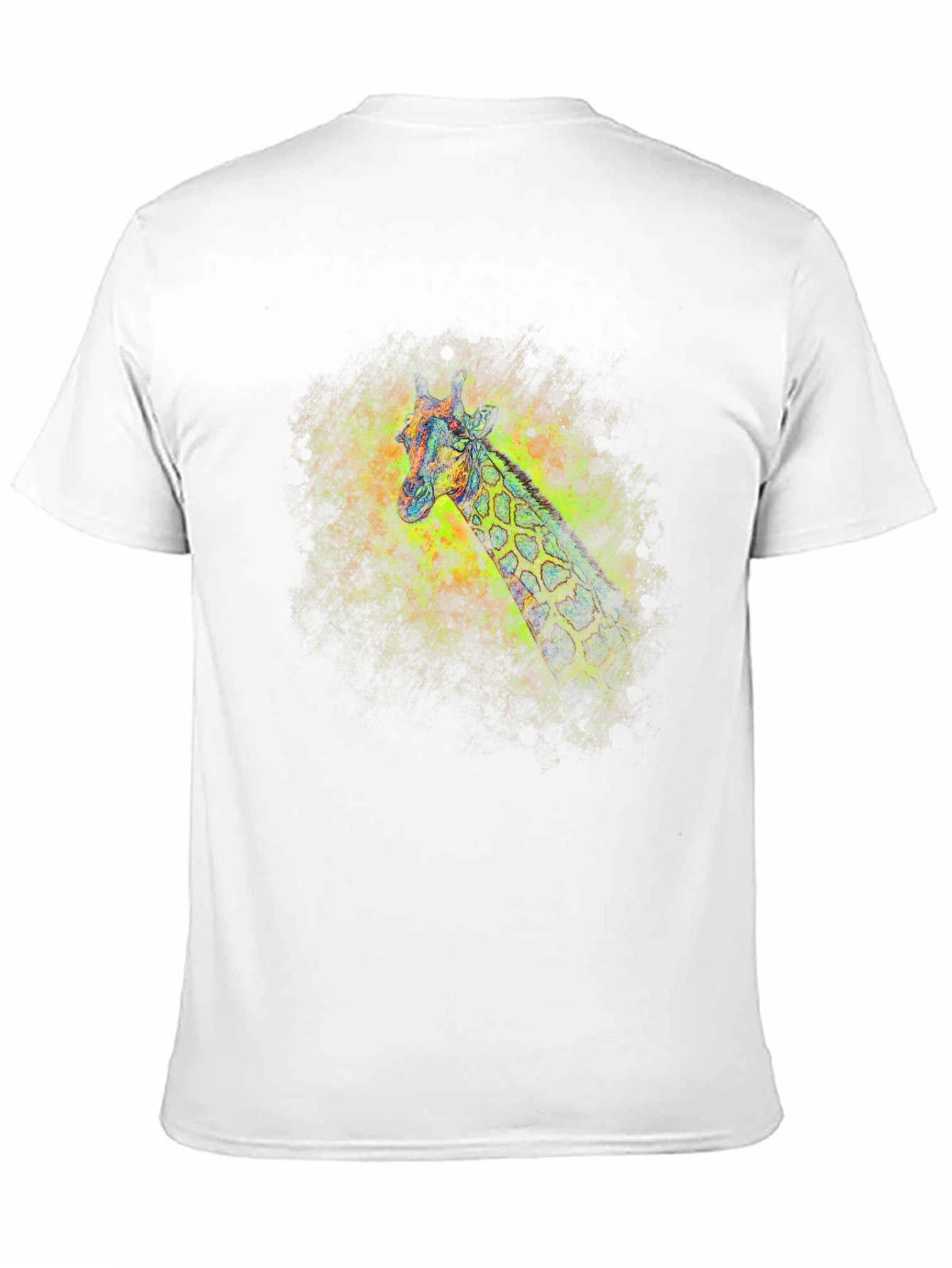 Cool Giraffe Graphic T-Shirt - Artistic Design