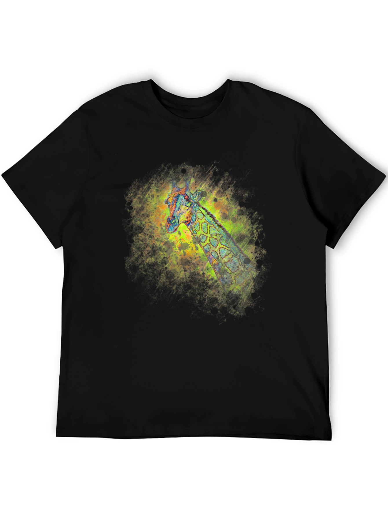 Cool Giraffe Graphic T-Shirt - Artistic Design