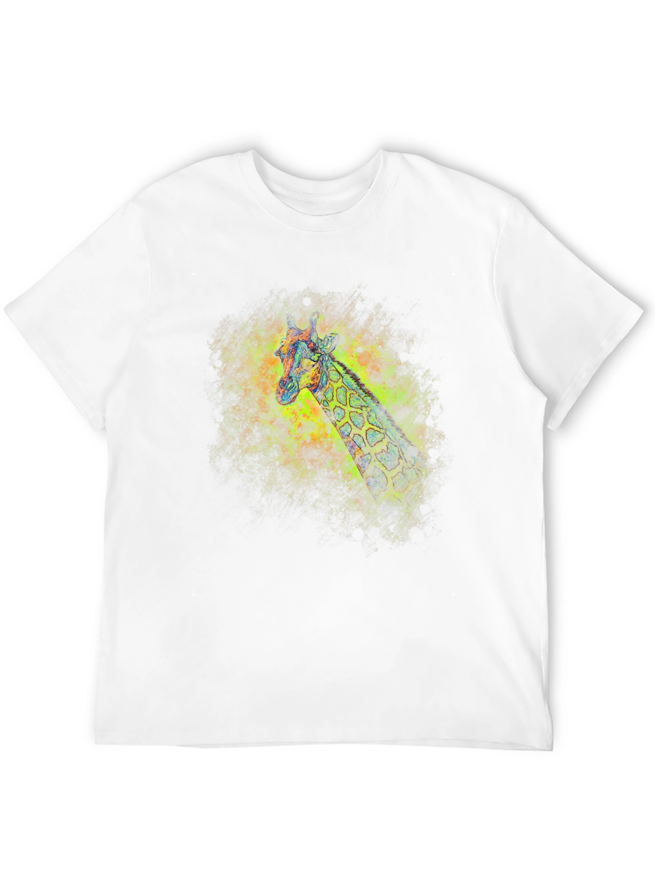 Cool Giraffe Graphic T-Shirt - Artistic Design
