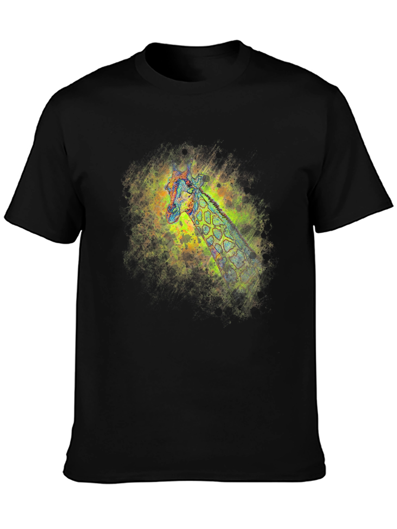 Cool Giraffe Graphic T-Shirt - Artistic Design