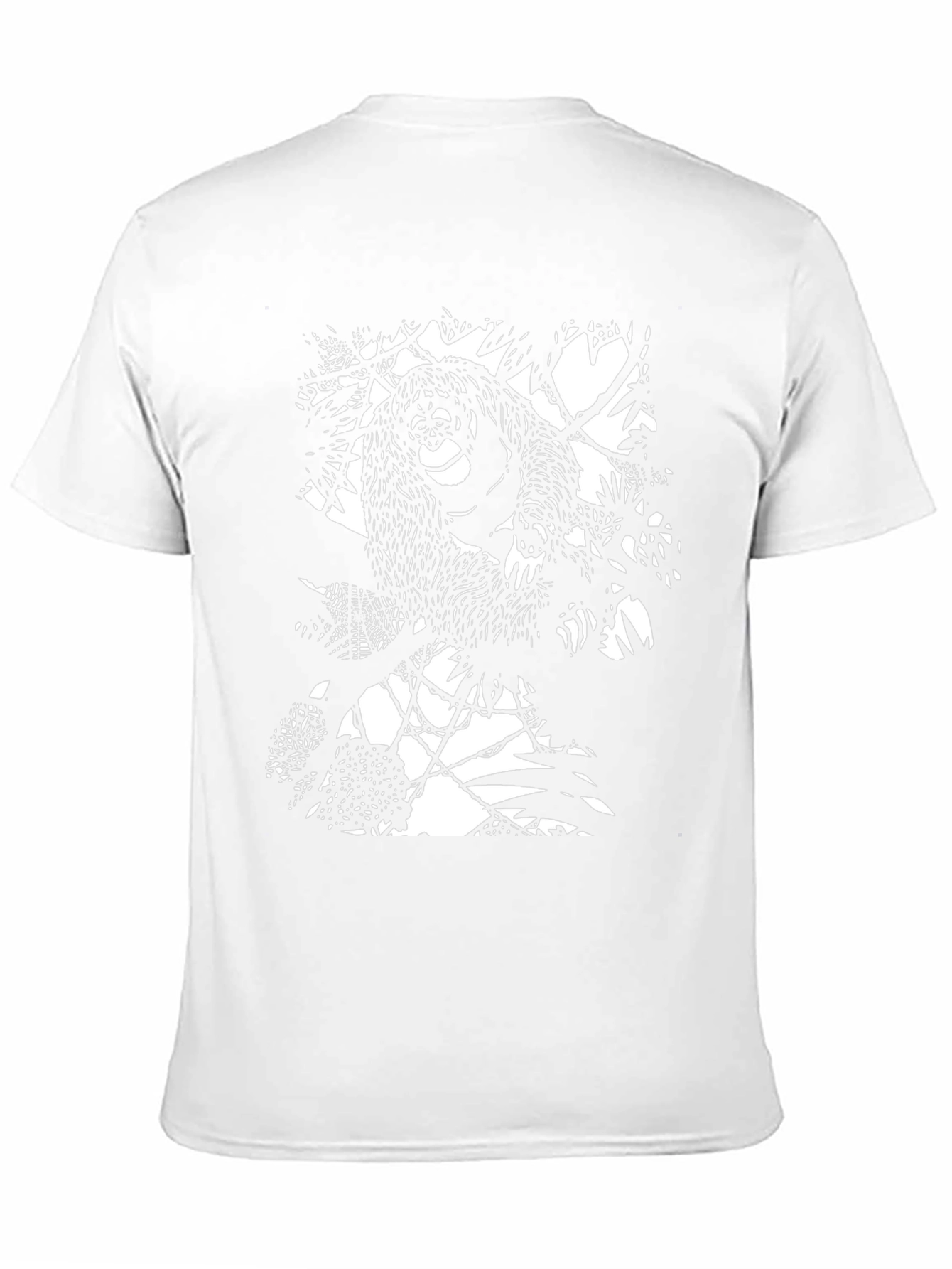 Orangutan Silhouette Tee - Black Graphic T-Shirt