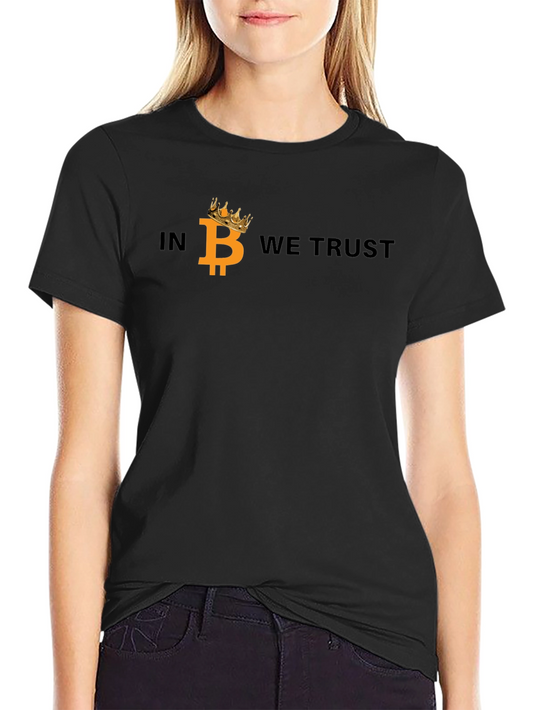 Bitcoin King T-Shirt - In B We Trust Crypto Tee