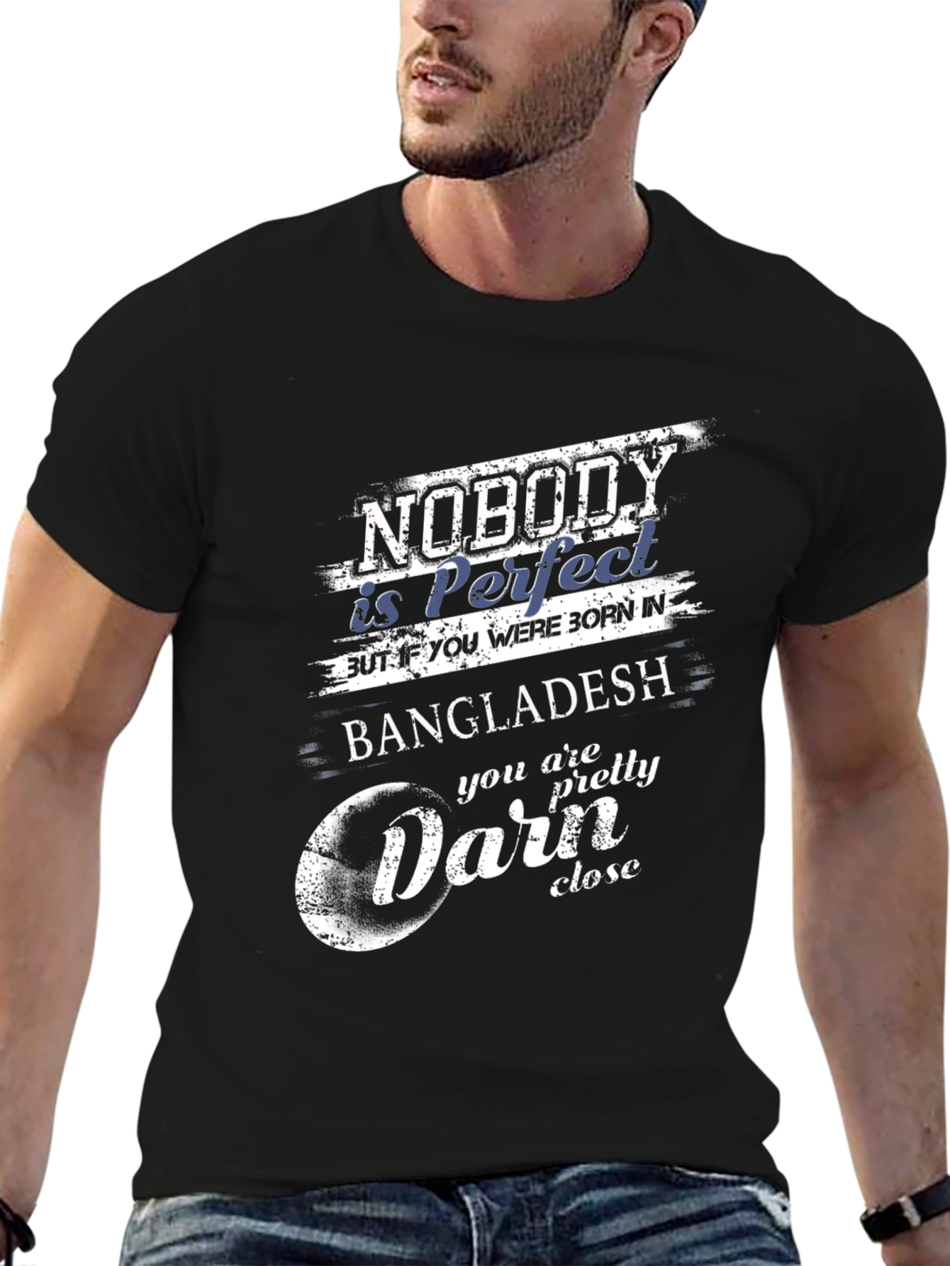 Bangladesh Pride Graphic T-Shirt - Nobody is Perfect