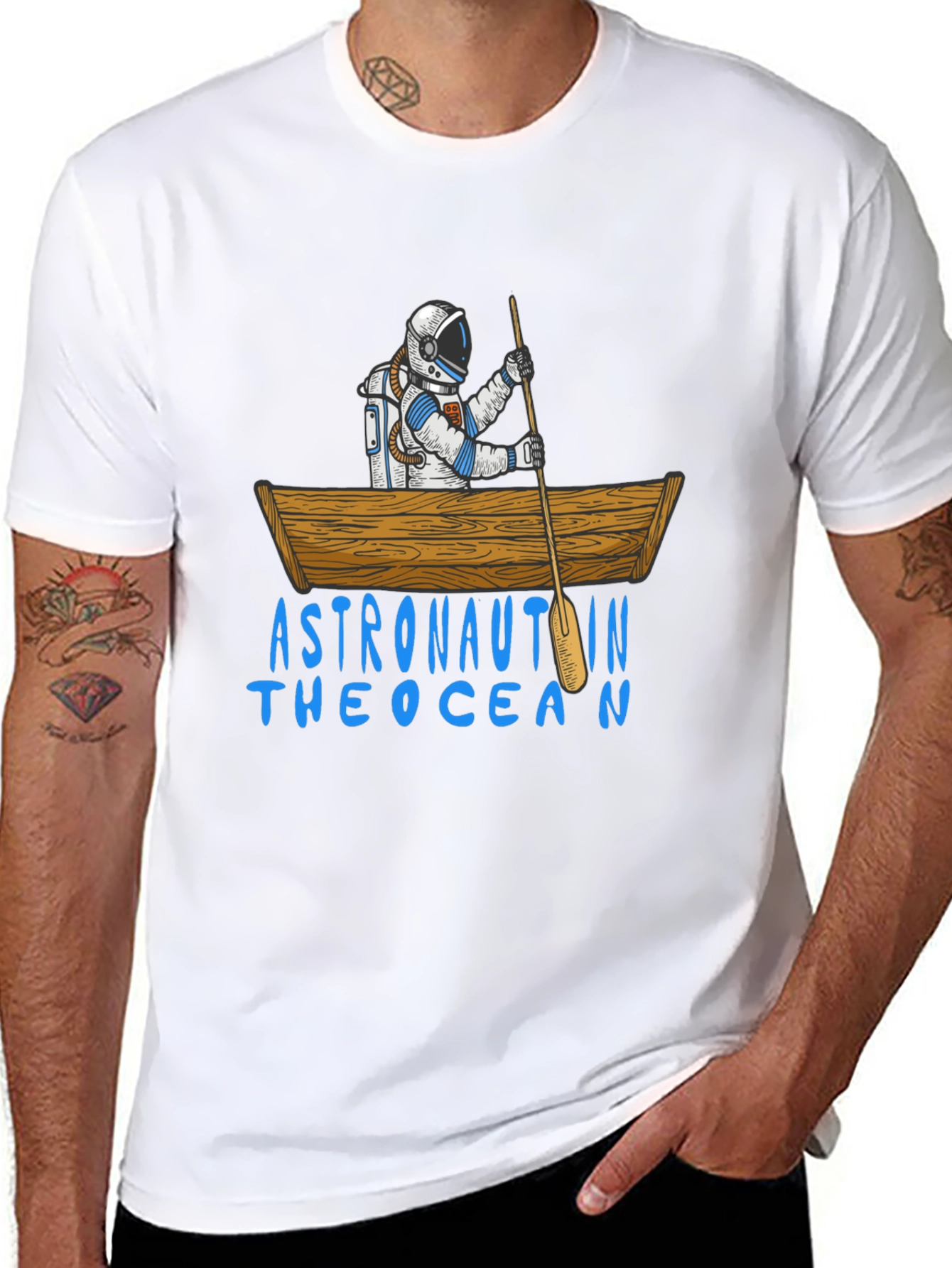 Astronaut In The Ocean Graphic T-Shirt