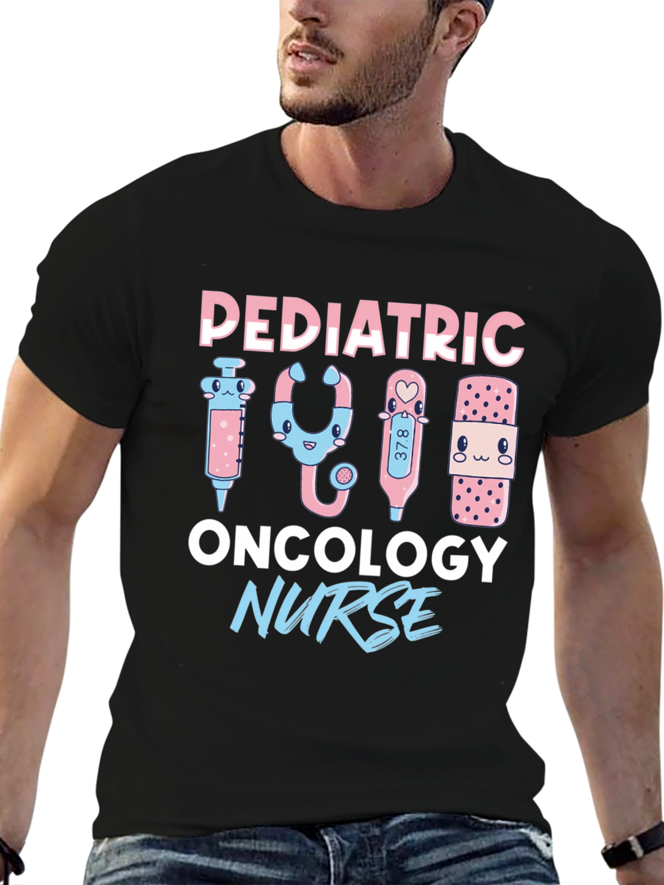 Pediatric Oncology Nurse T-Shirt - Cute Medical Design