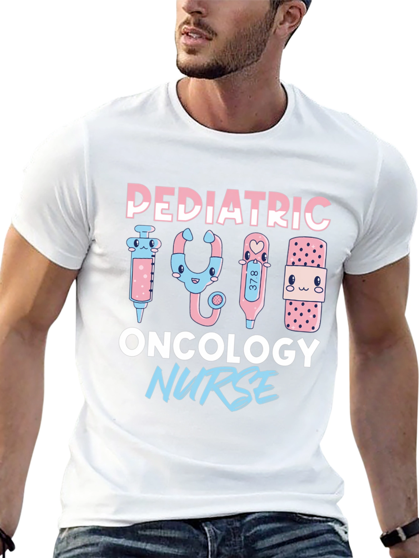 Pediatric Oncology Nurse T-Shirt - Cute Medical Design