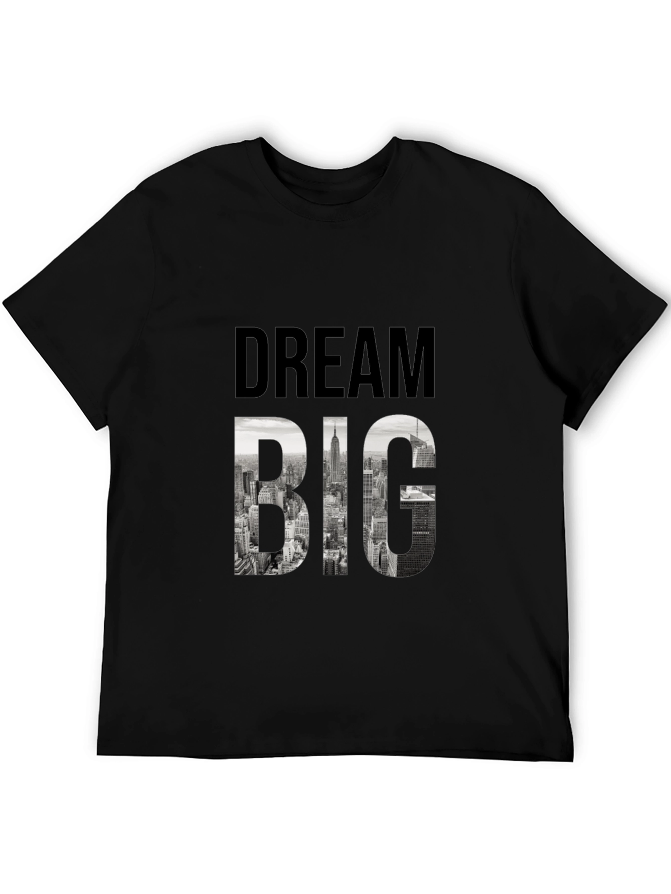 Dream Big Graphic Tee - Black