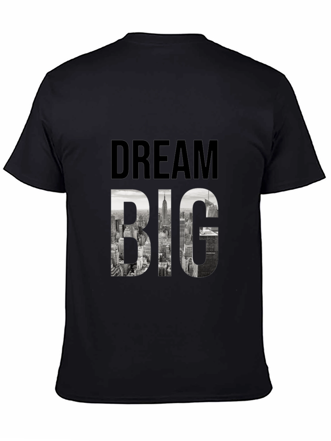 Dream Big Graphic Tee - Black