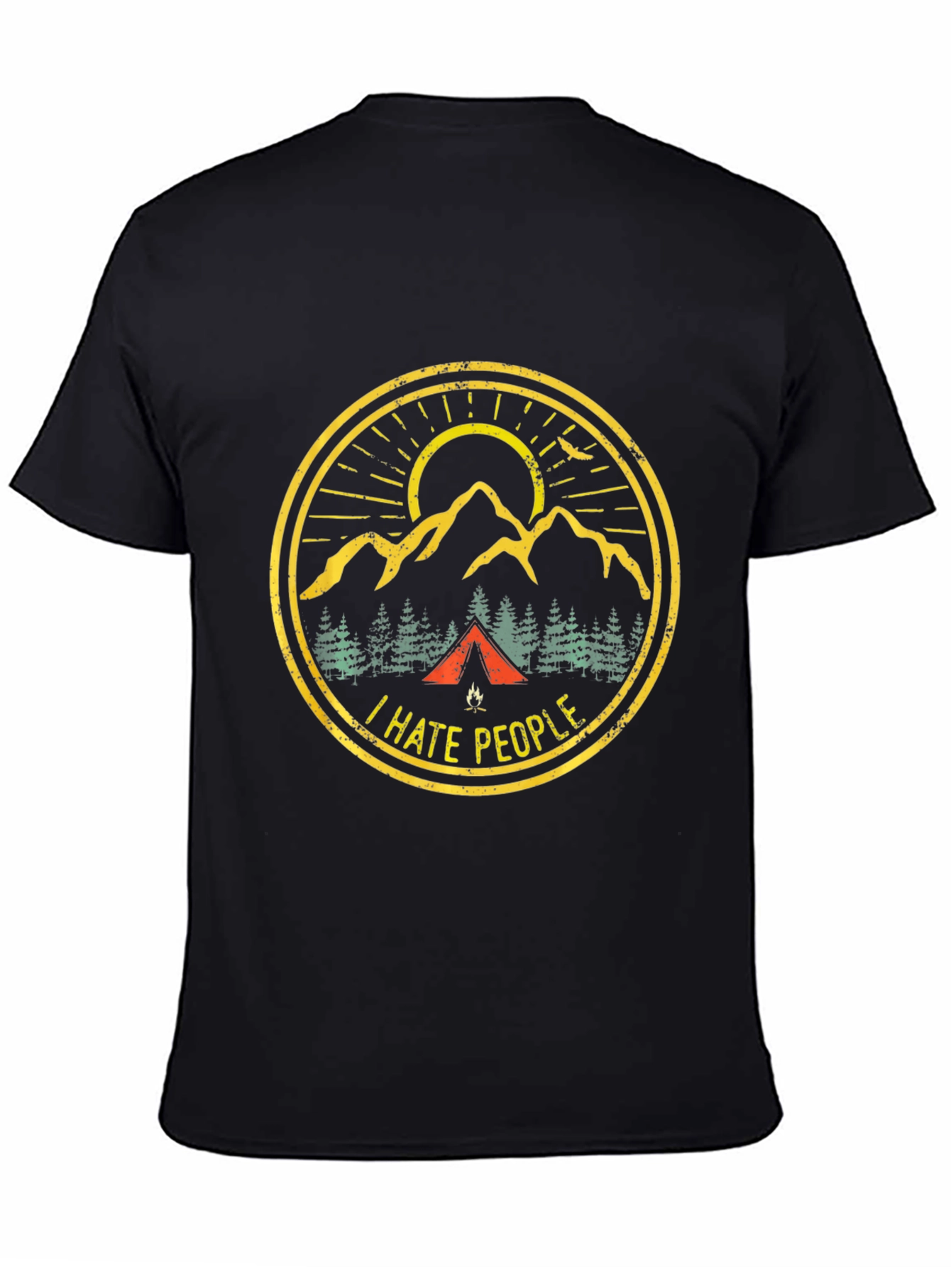 I Hate People Camping Graphic Tee