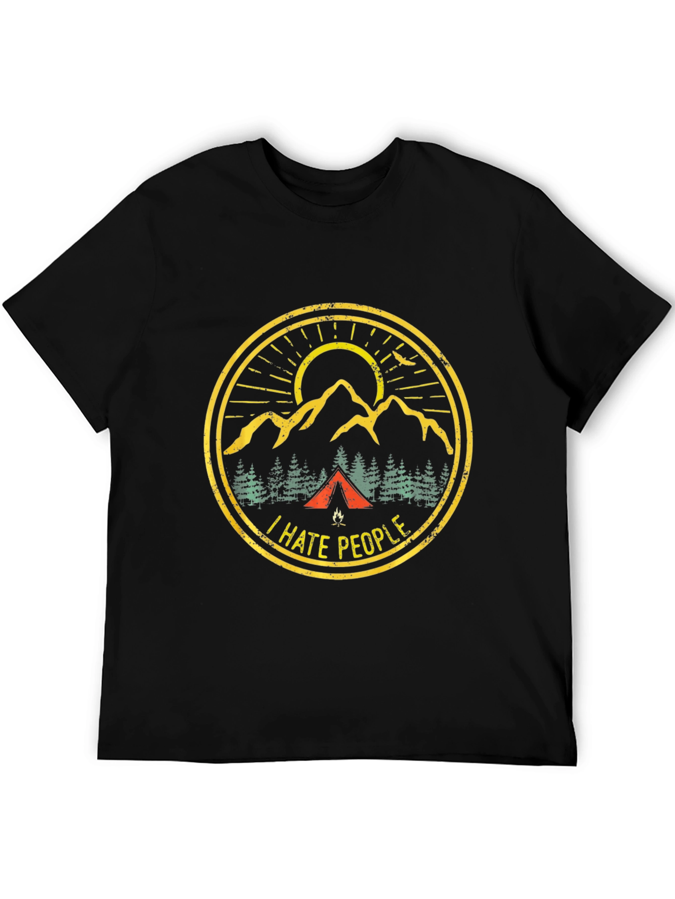 I Hate People Camping Graphic Tee