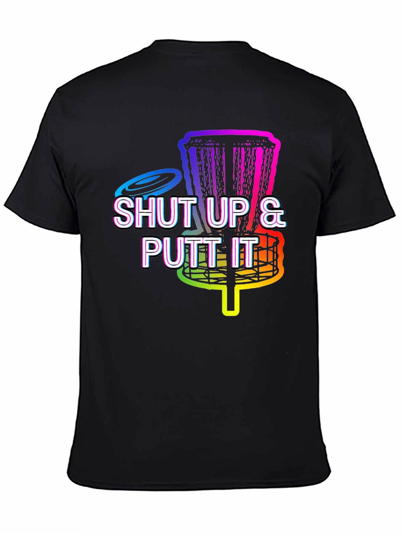 Shut Up & Putt It Black T-Shirt
