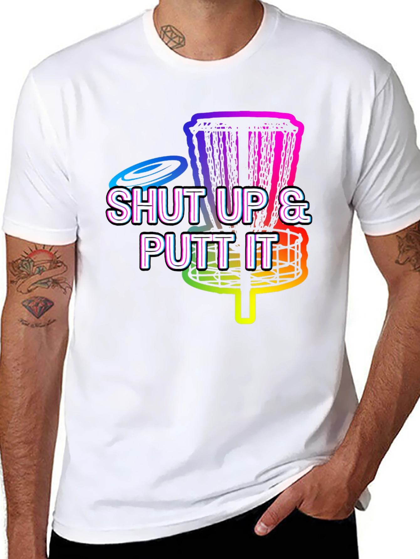 Shut Up & Putt It Black T-Shirt