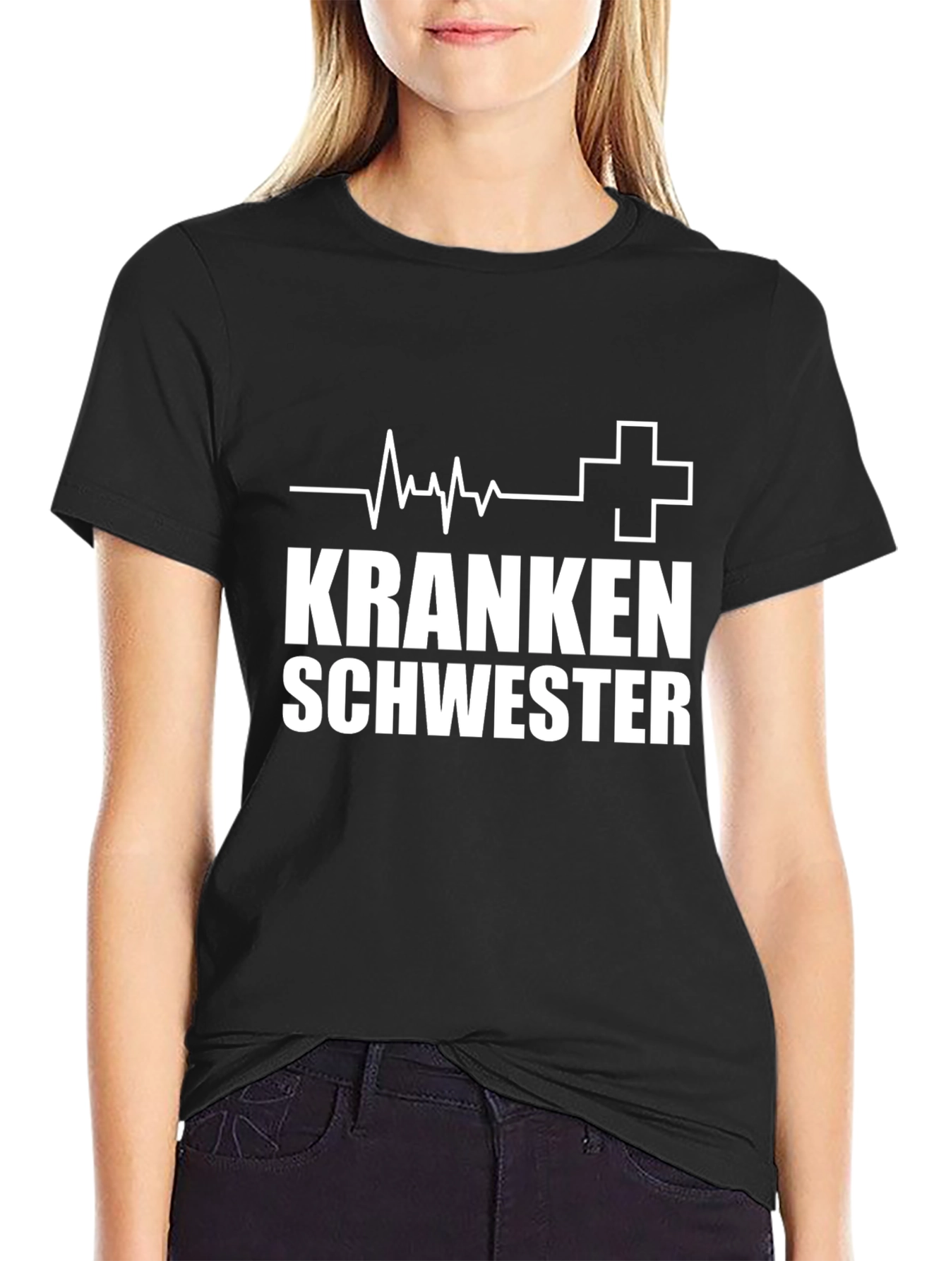 Krankenschwester Heartbeat T-Shirt Nurse Gift