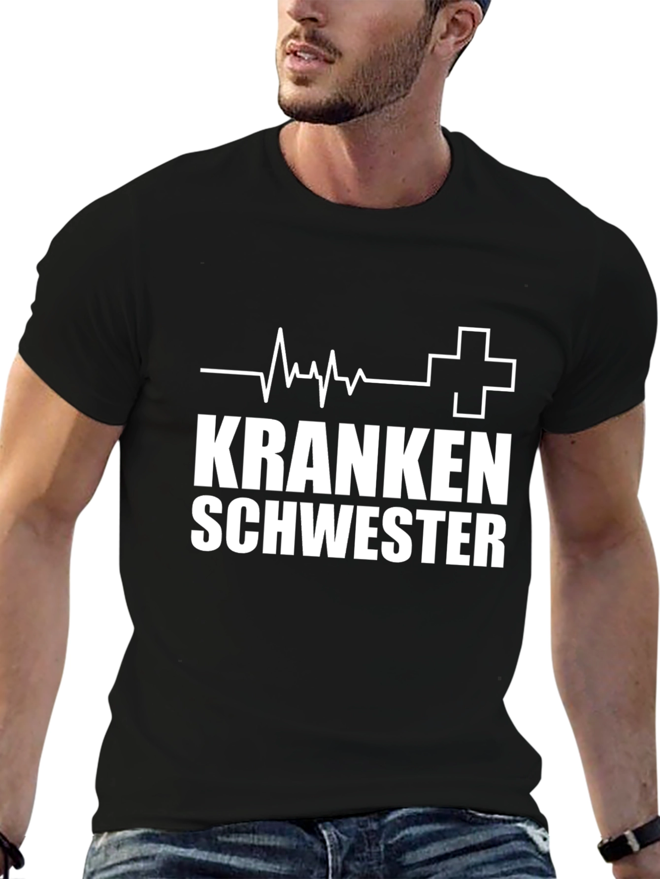 Krankenschwester Heartbeat T-Shirt Nurse Gift