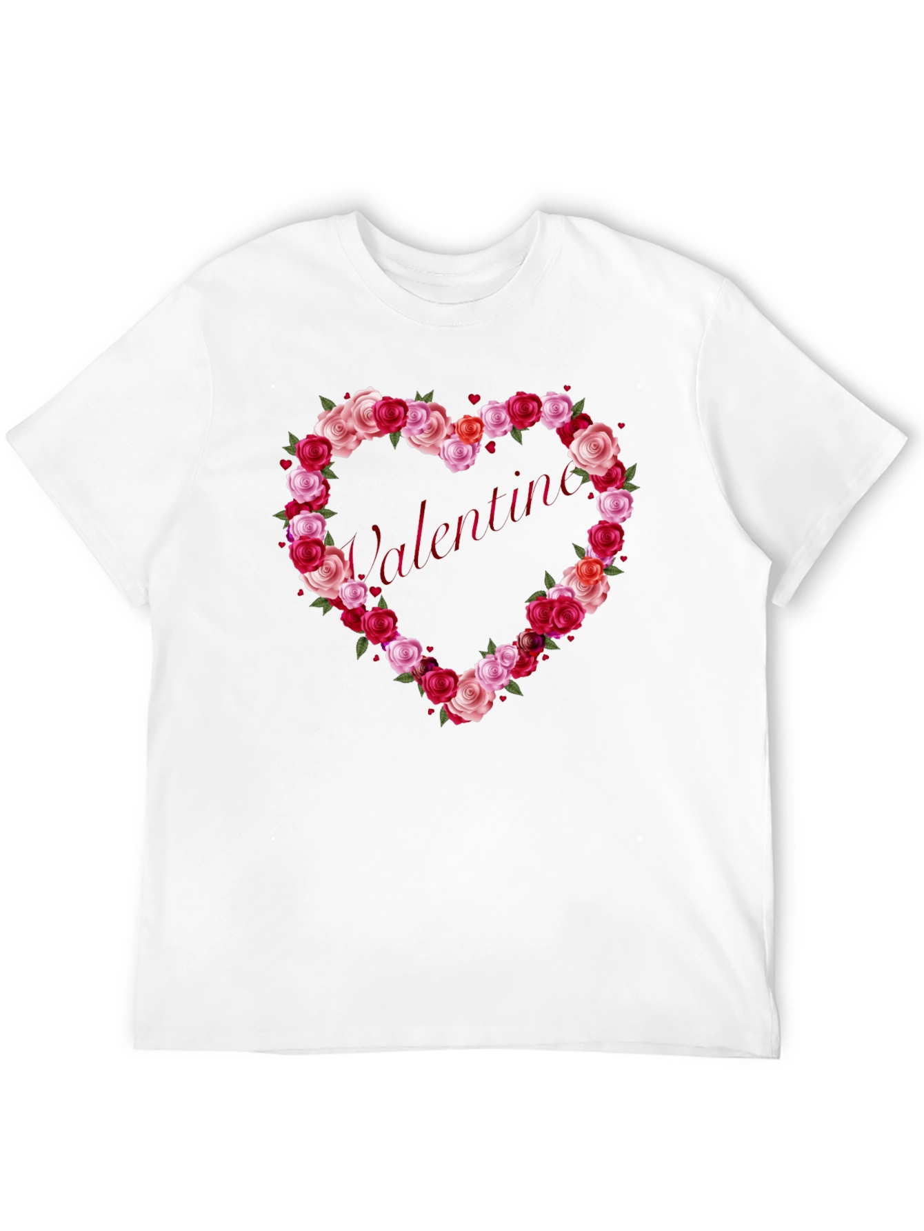 Valentines Day Rose Heart T-Shirt