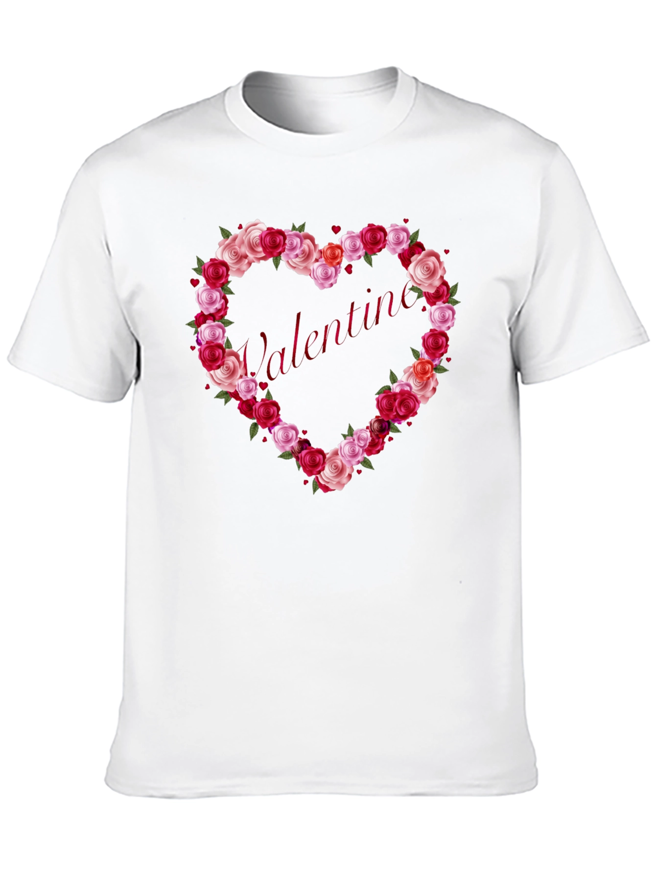 Valentines Day Rose Heart T-Shirt