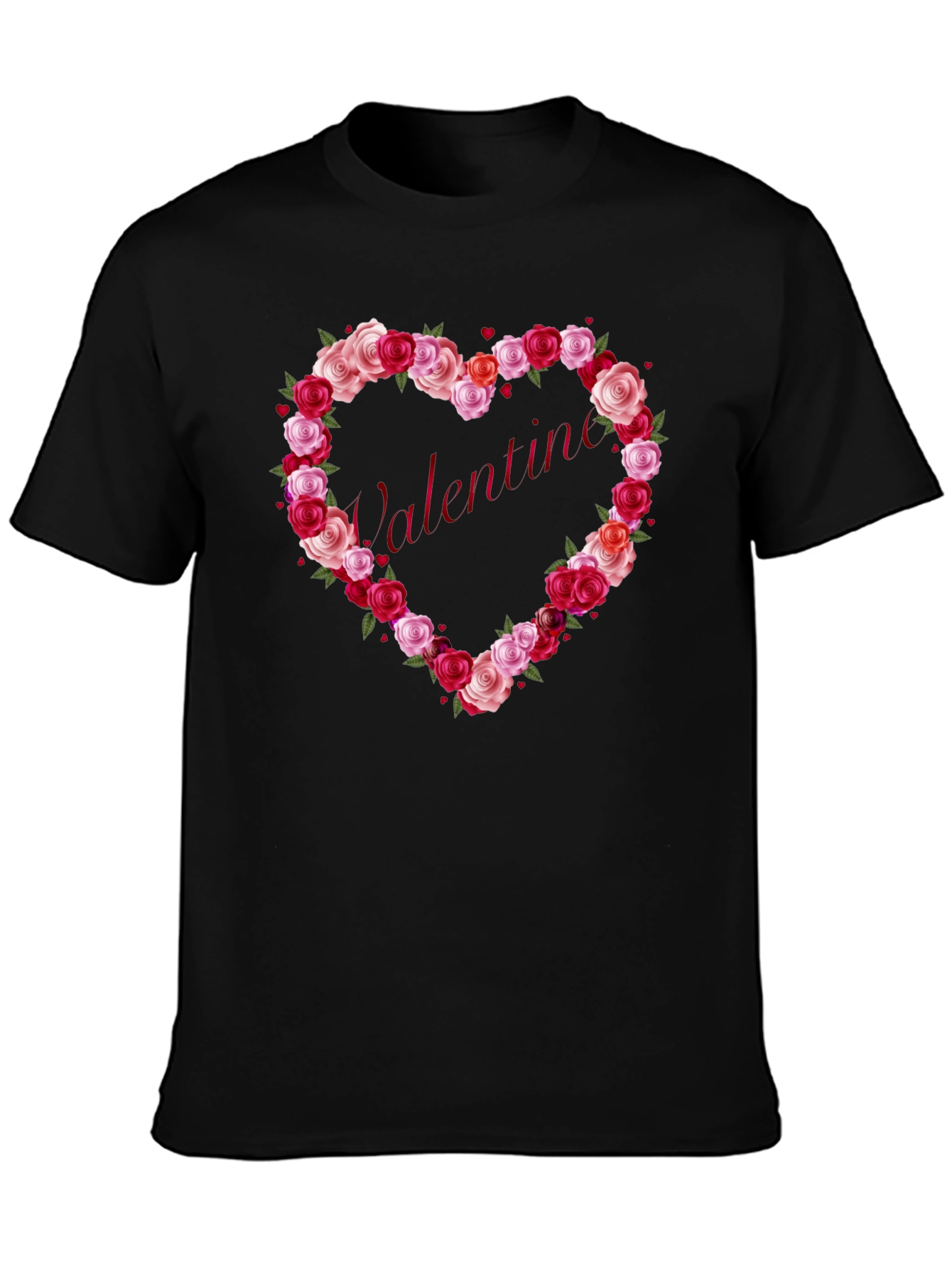 Valentines Day Rose Heart T-Shirt