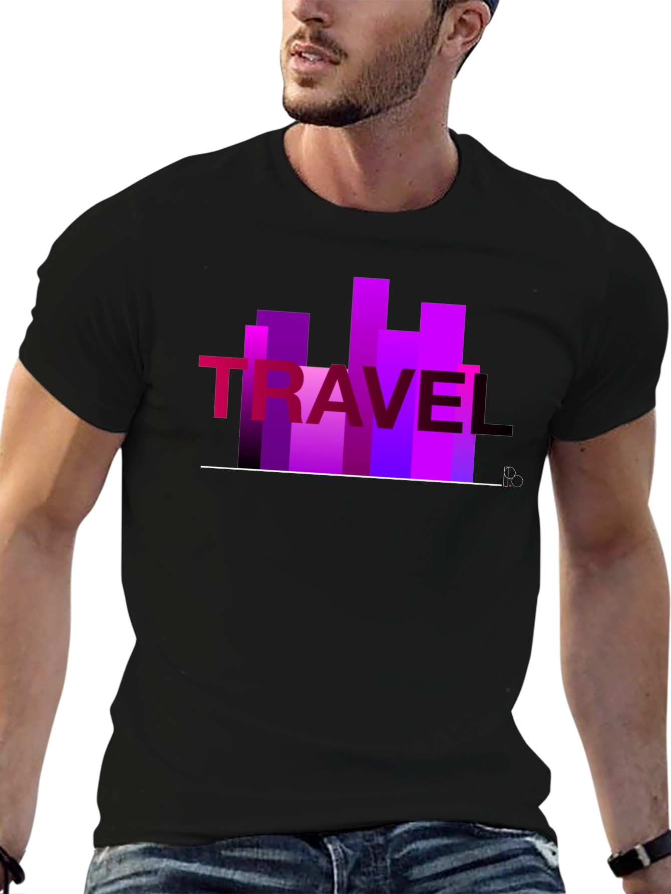 Travel Graphic T-Shirt - Cityscape Design