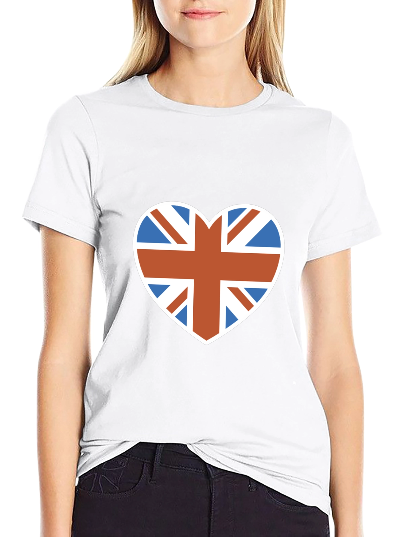 Union Jack Heart T-Shirt - British Pride Apparel