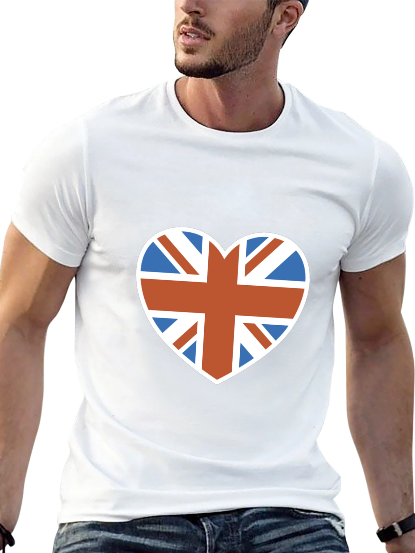 Union Jack Heart T-Shirt - British Pride Apparel