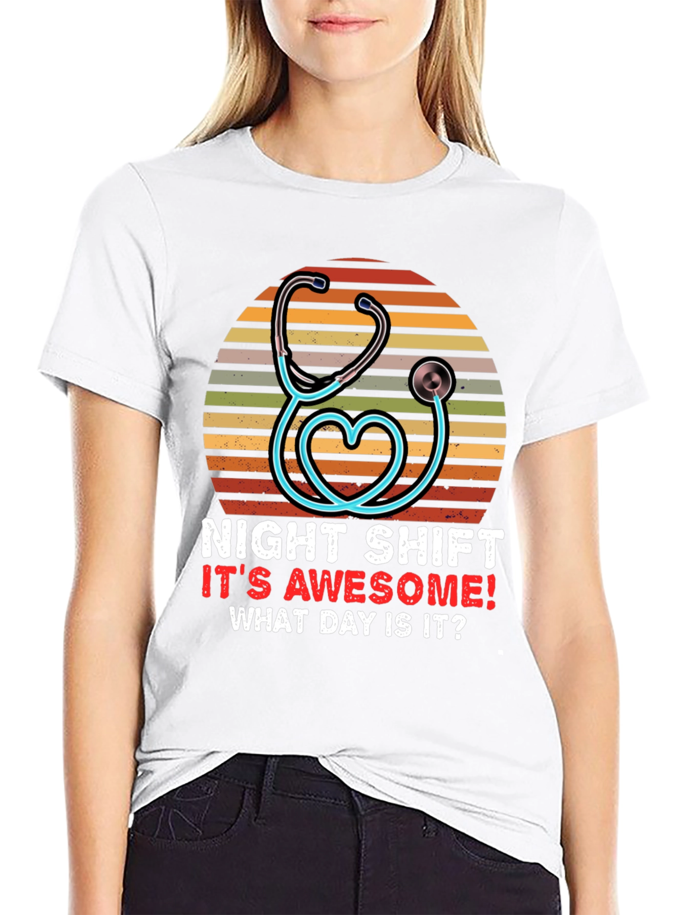 Night Shift Nurse T-Shirt - What Day Is It?
