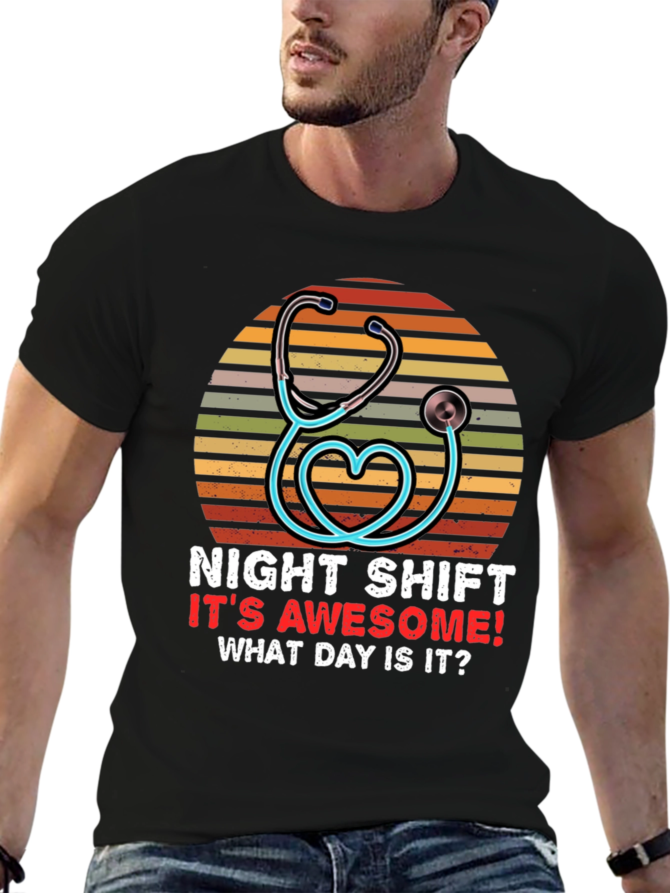 Night Shift Nurse T-Shirt - What Day Is It?