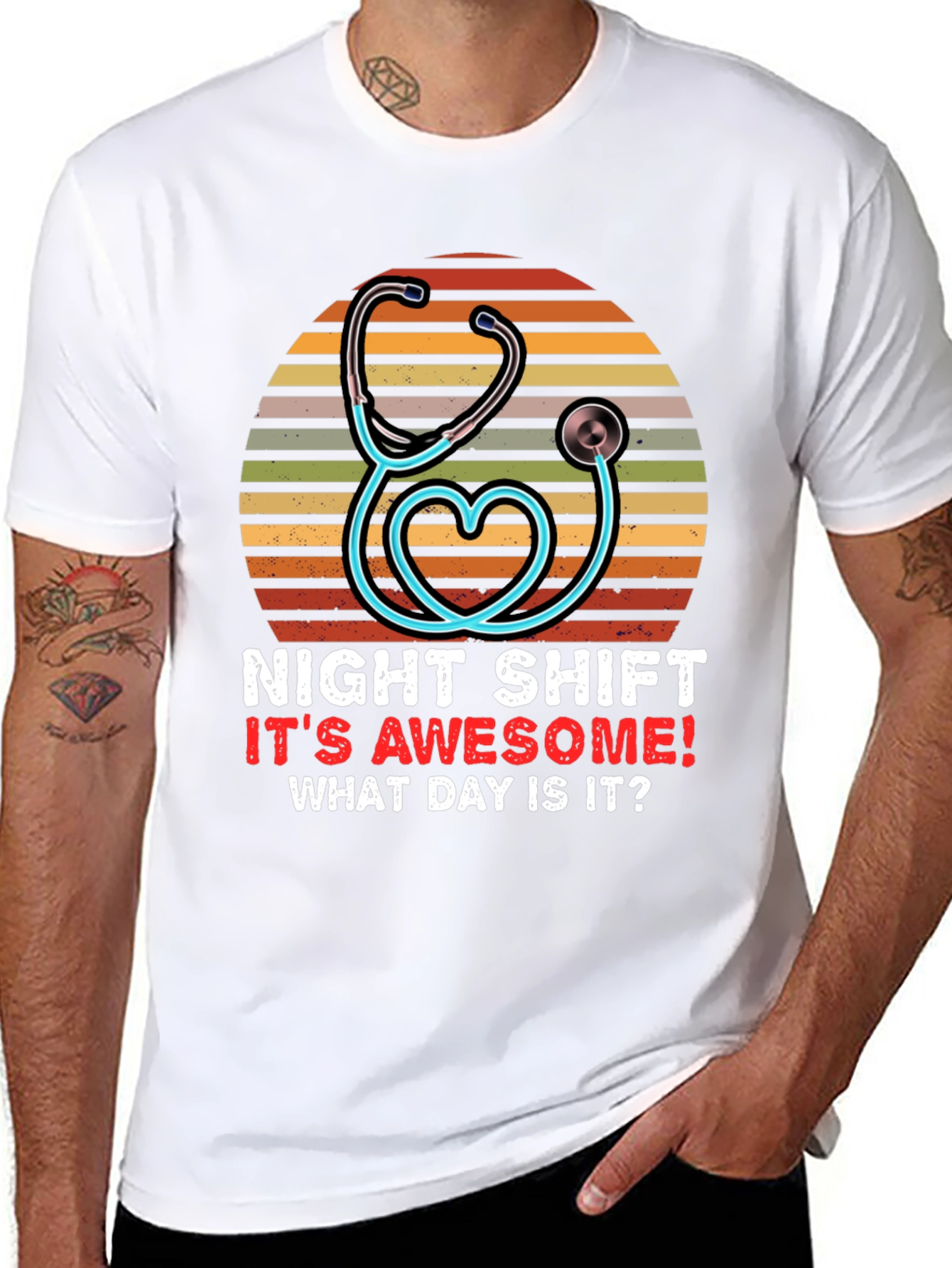 Night Shift Nurse T-Shirt - What Day Is It?